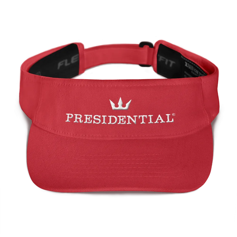 Presidential® Crown Logo | Flex fit 8110 Visor