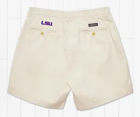 Regatta Short - 6in. Pleated - LSU