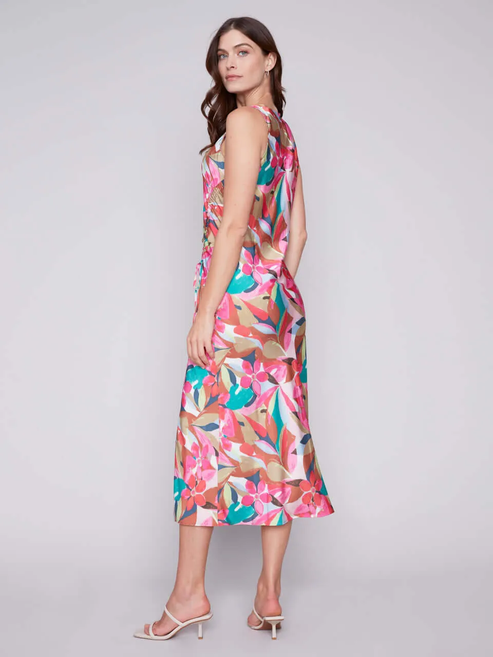 Satin Flora Dress