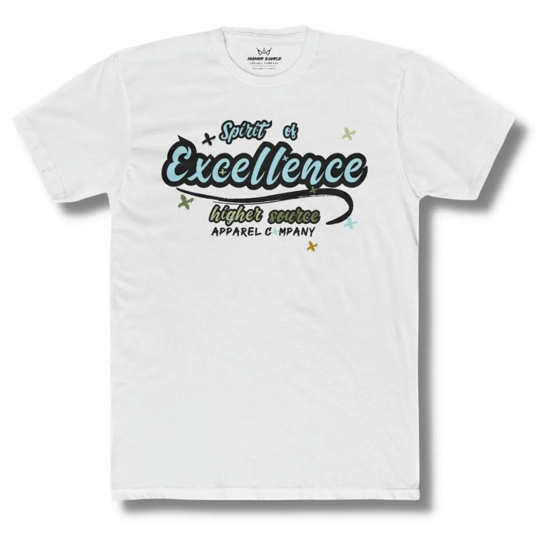 Spirit of Excellence - White - Non Photo Blue