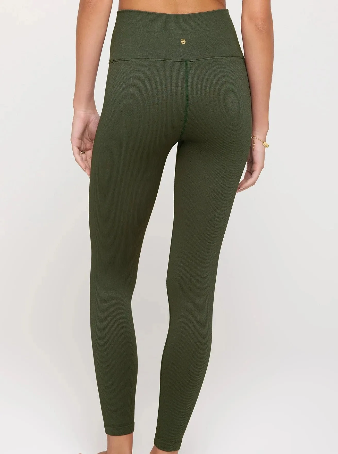 Spiritual Gangster Love Sculpt 7/8 Legging - Loden Green