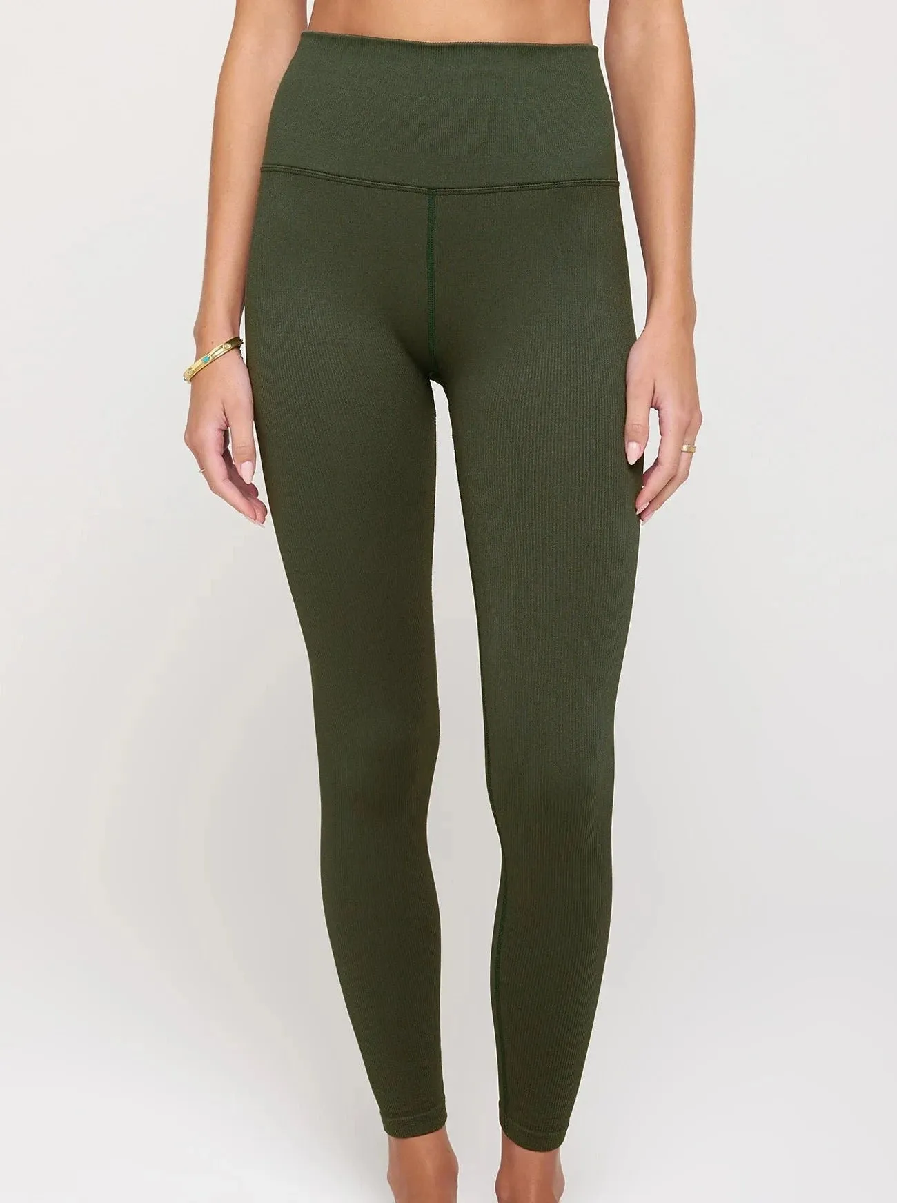 Spiritual Gangster Love Sculpt 7/8 Legging - Loden Green