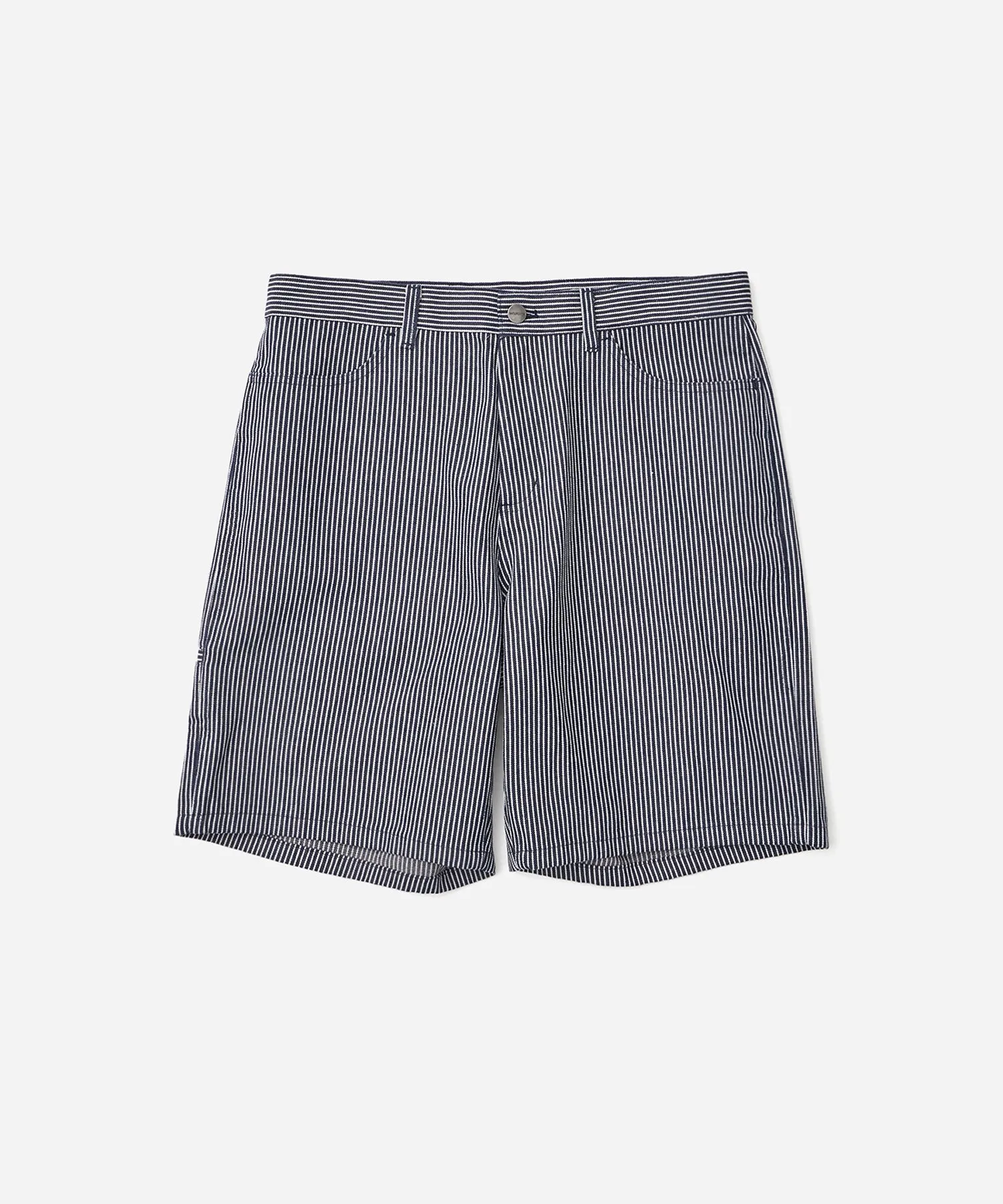 Striped Cotton Twill Carpenter Short