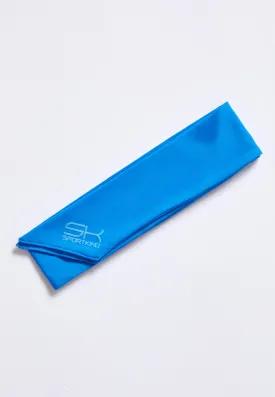 Tennis headband / sweatband, cyan blue