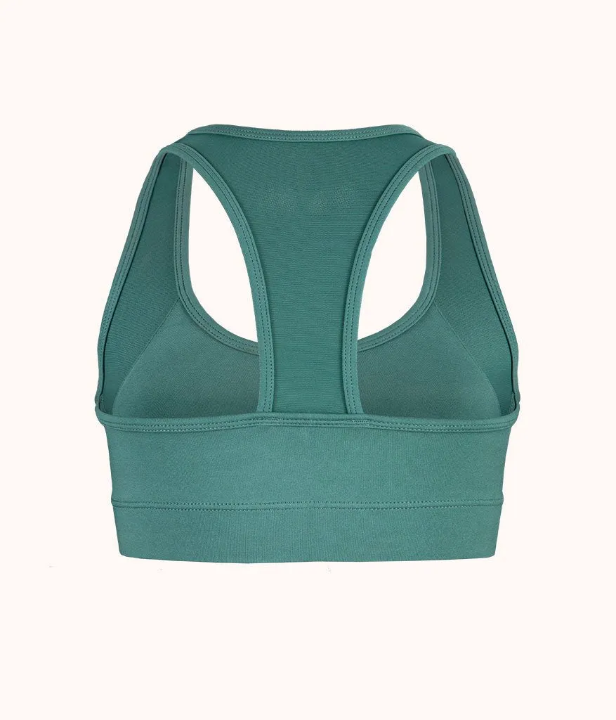 The Active Racerback Bra: Harbor Green