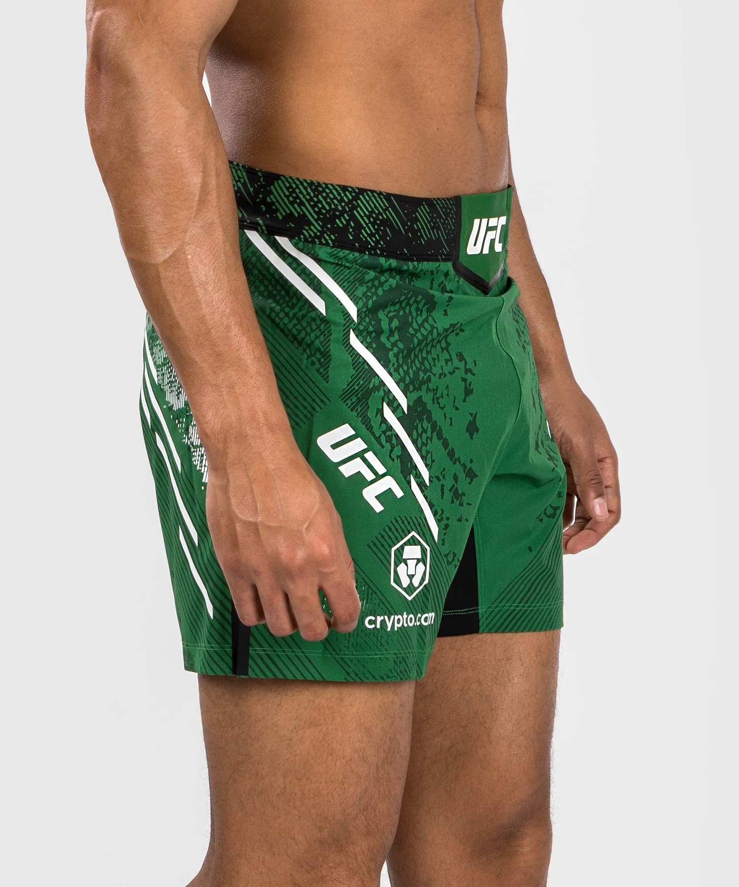 UFC Adrenaline by Venum Authentic Fight Night Men's Fight Short - Short Fit - Green