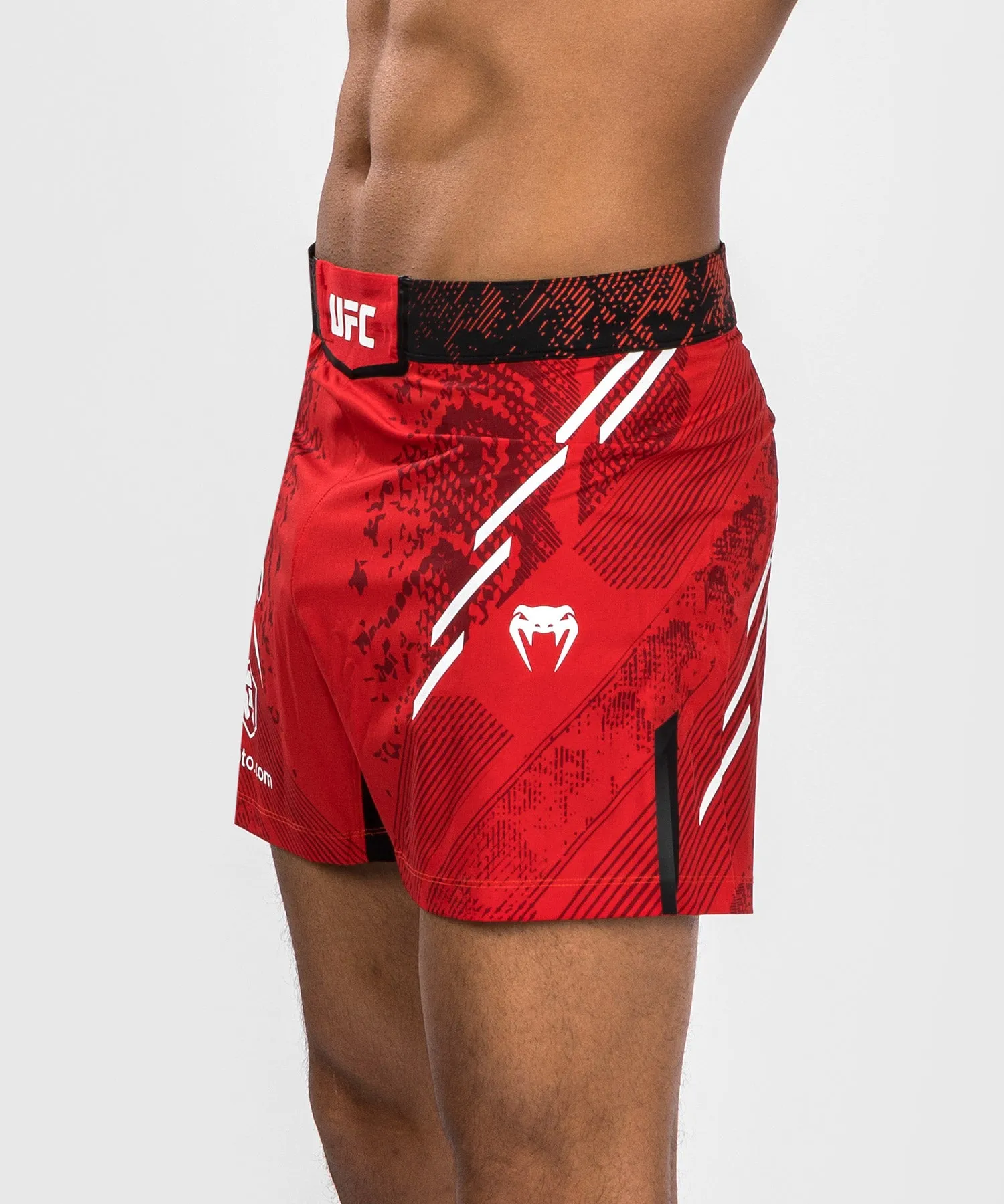 UFC Adrenaline by Venum Authentic Fight Night Men's Fight Short - Short Fit - Red