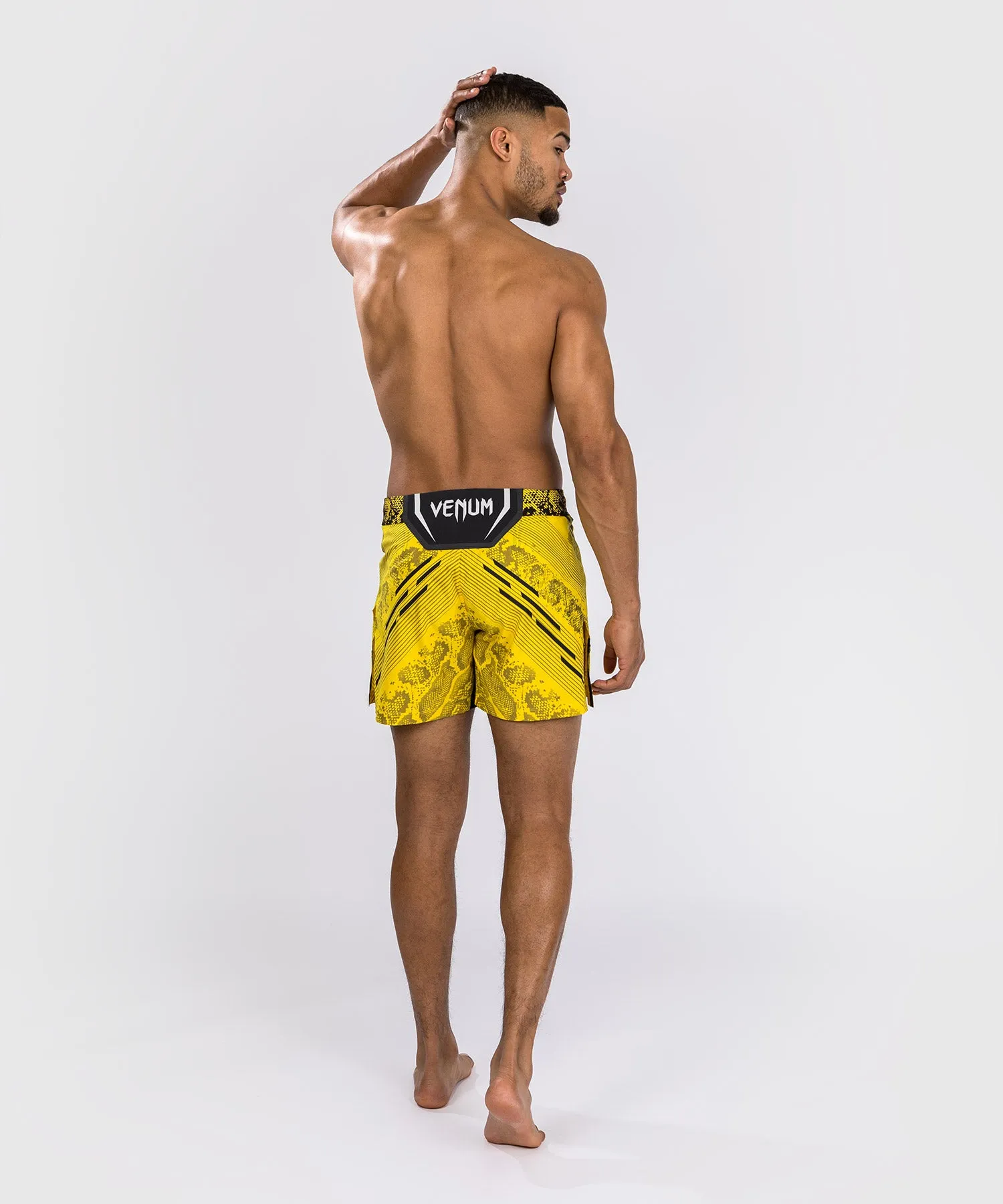 UFC Adrenaline by Venum Authentic Fight Night Men's Fight Short - Short Fit - Yellow