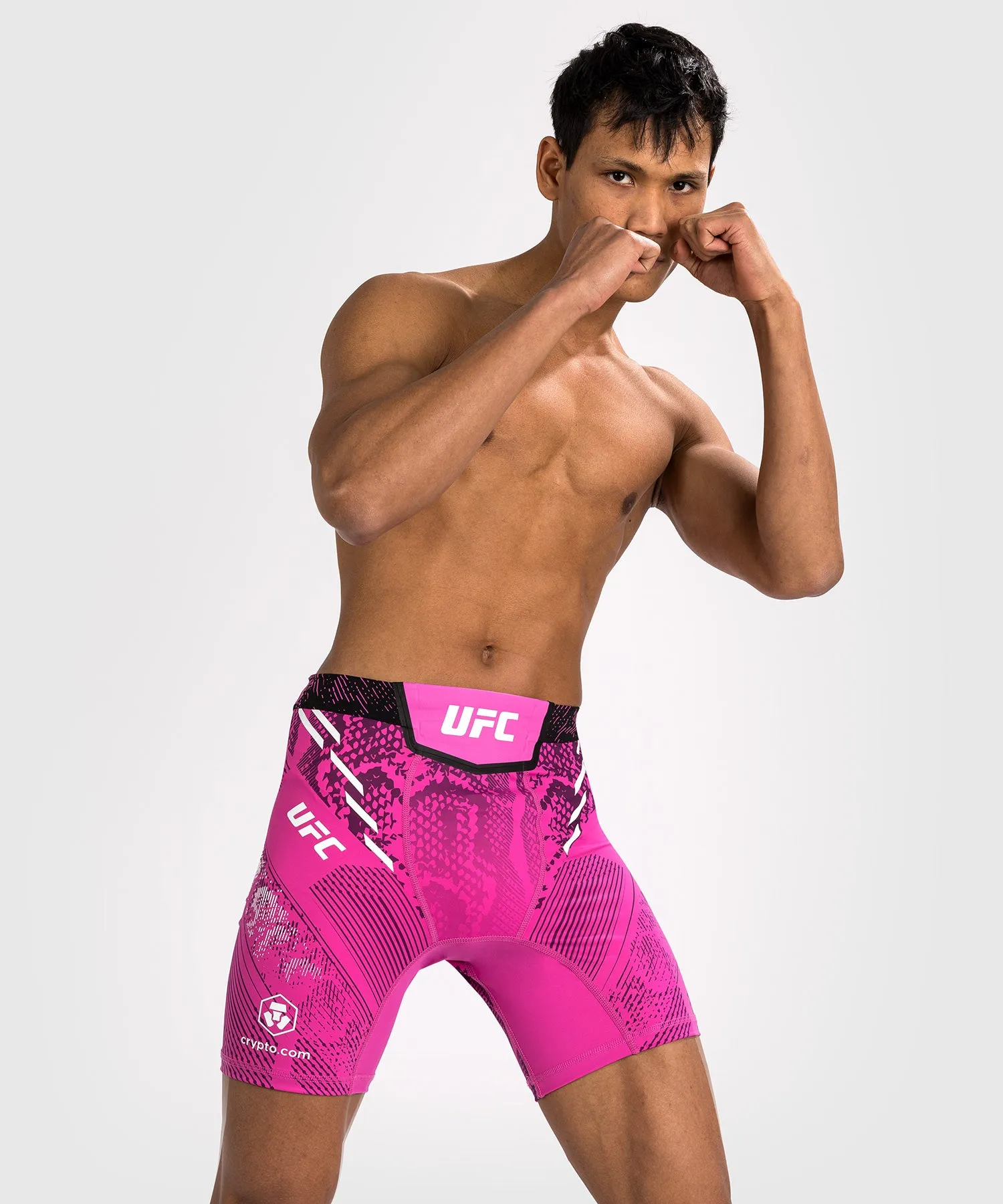 UFC Adrenaline by Venum Authentic Fight Night Men’s Vale Tudo Short - Pink - Sean OMalley