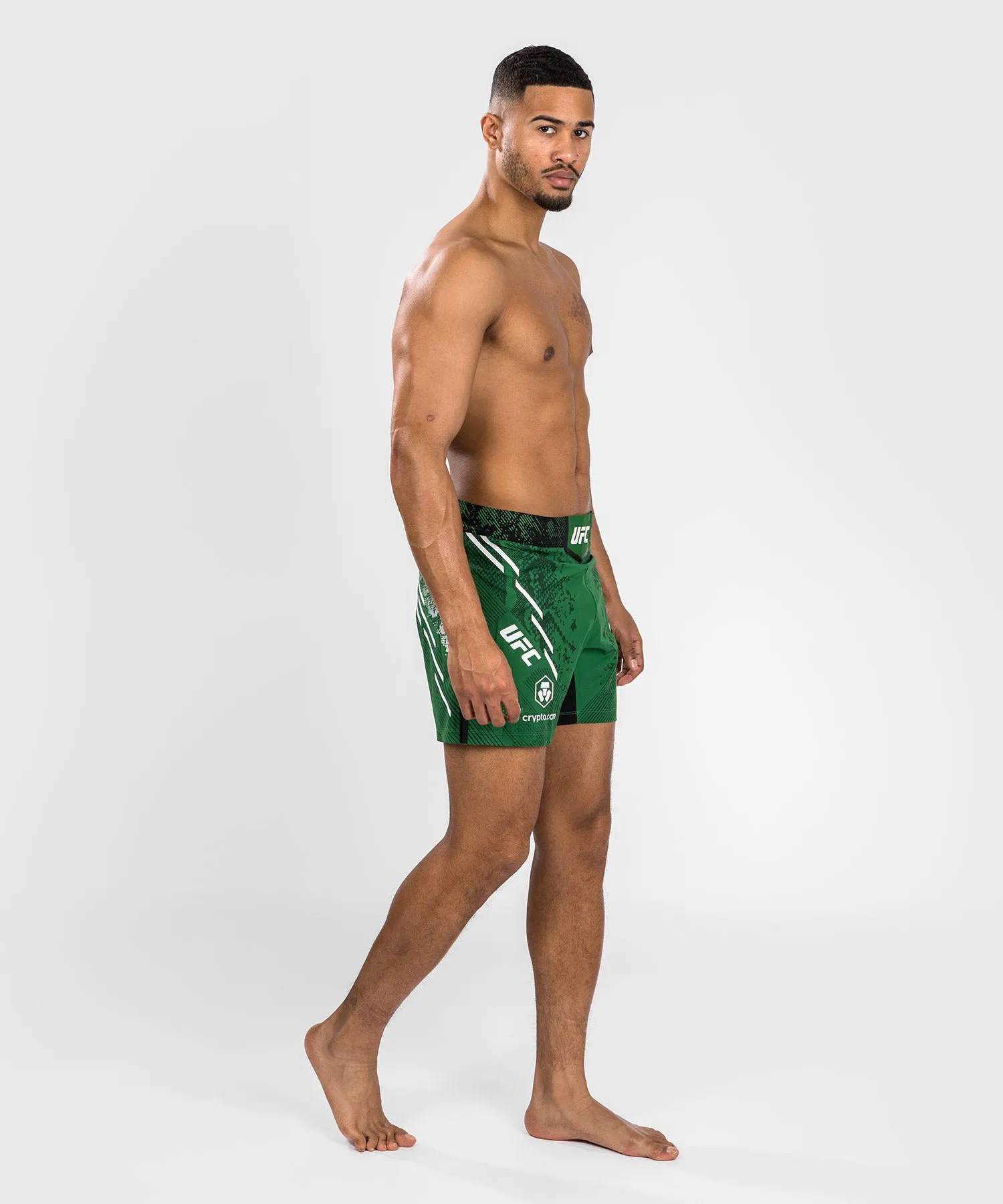 UFC Adrenaline by Venum Personalized Authentic Fight Night Men's Fight Short - Short Fit - Green