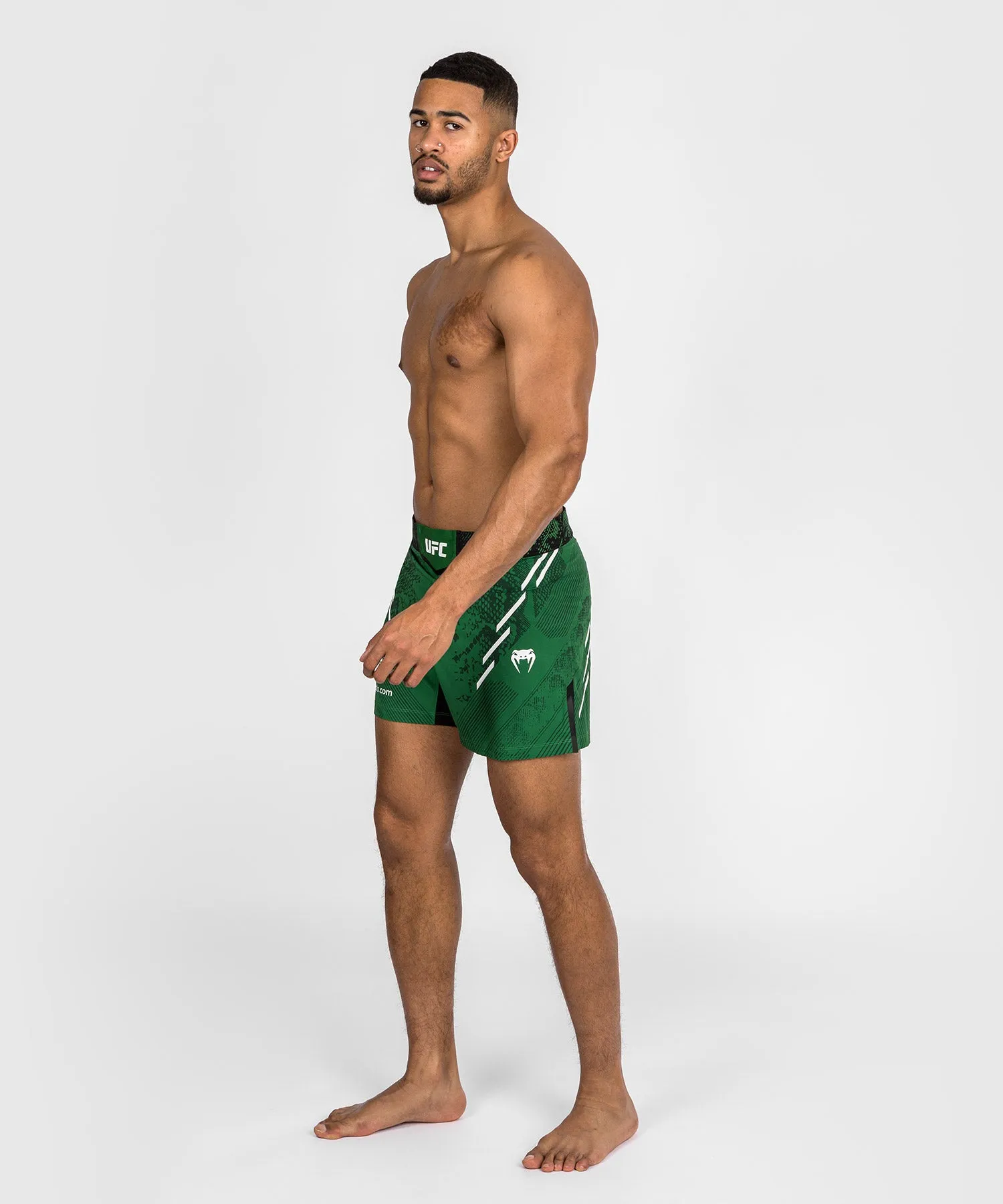 UFC Adrenaline by Venum Personalized Authentic Fight Night Men's Fight Short - Short Fit - Green