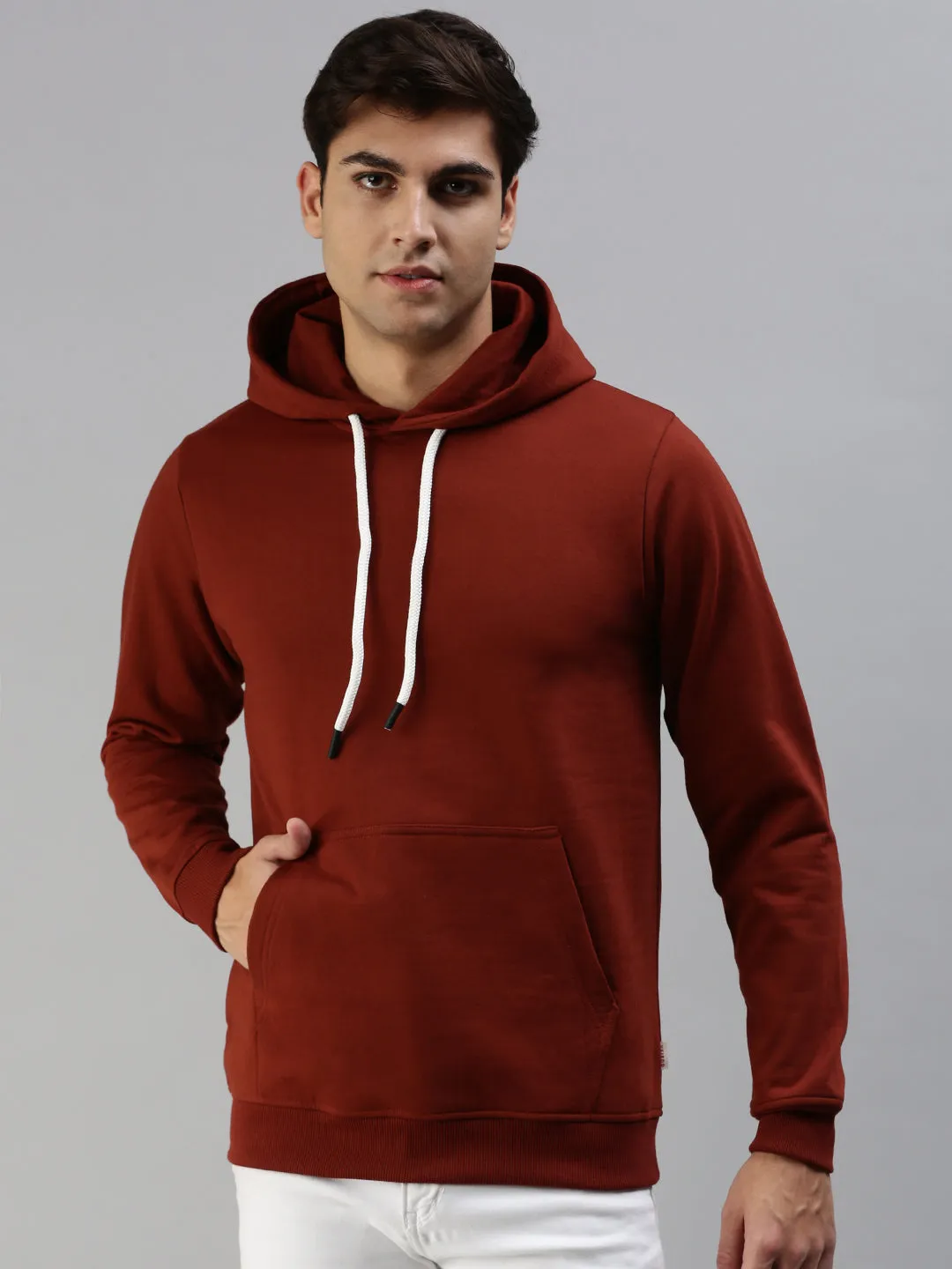 Veirdo's Rust Back Typographic Printed Hoodie