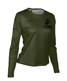 W. ENDURANCE AIR LS TEE - USMC