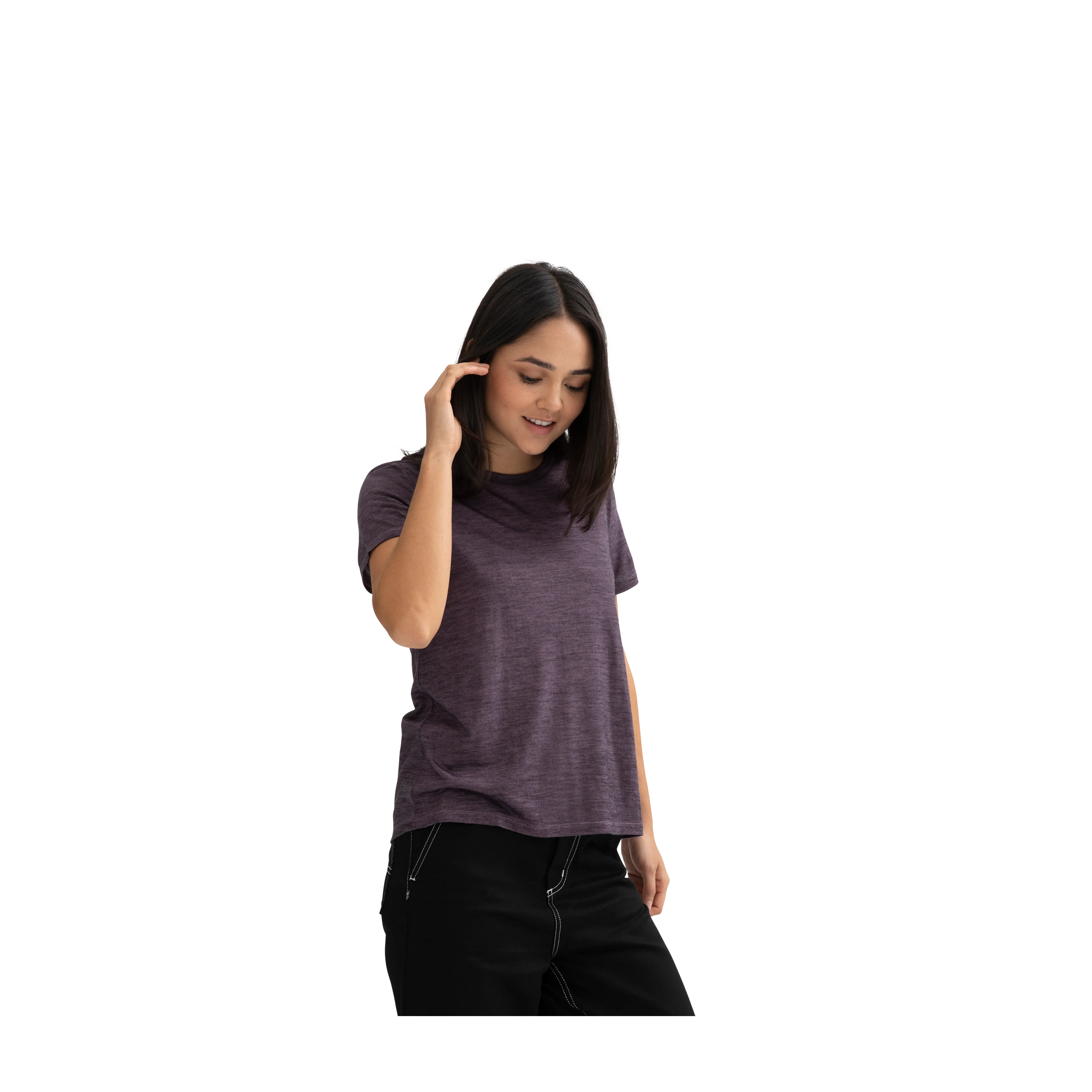 Women's Merino Wool Crew Neck T-Shirt