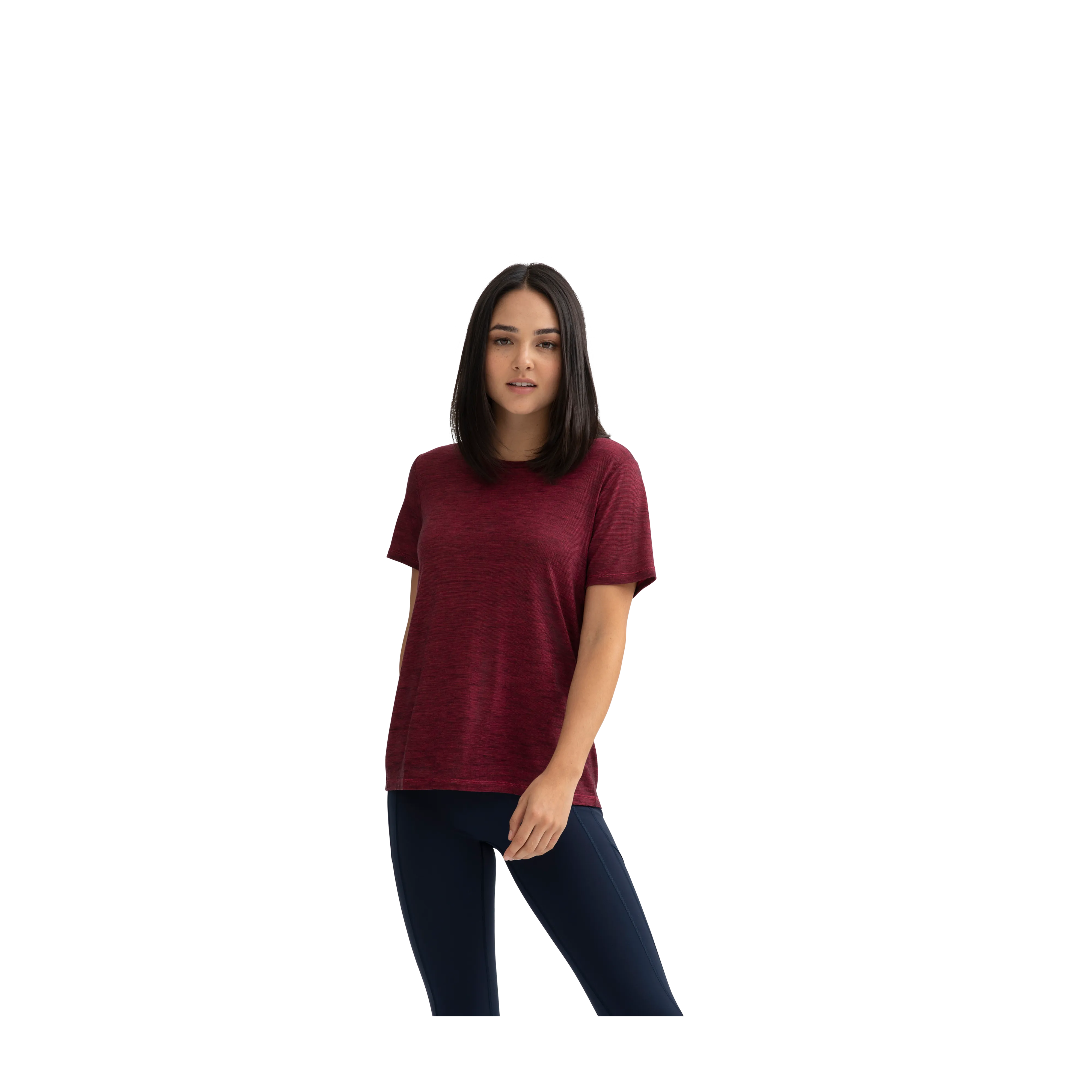 Women's Merino Wool Crew Neck T-Shirt