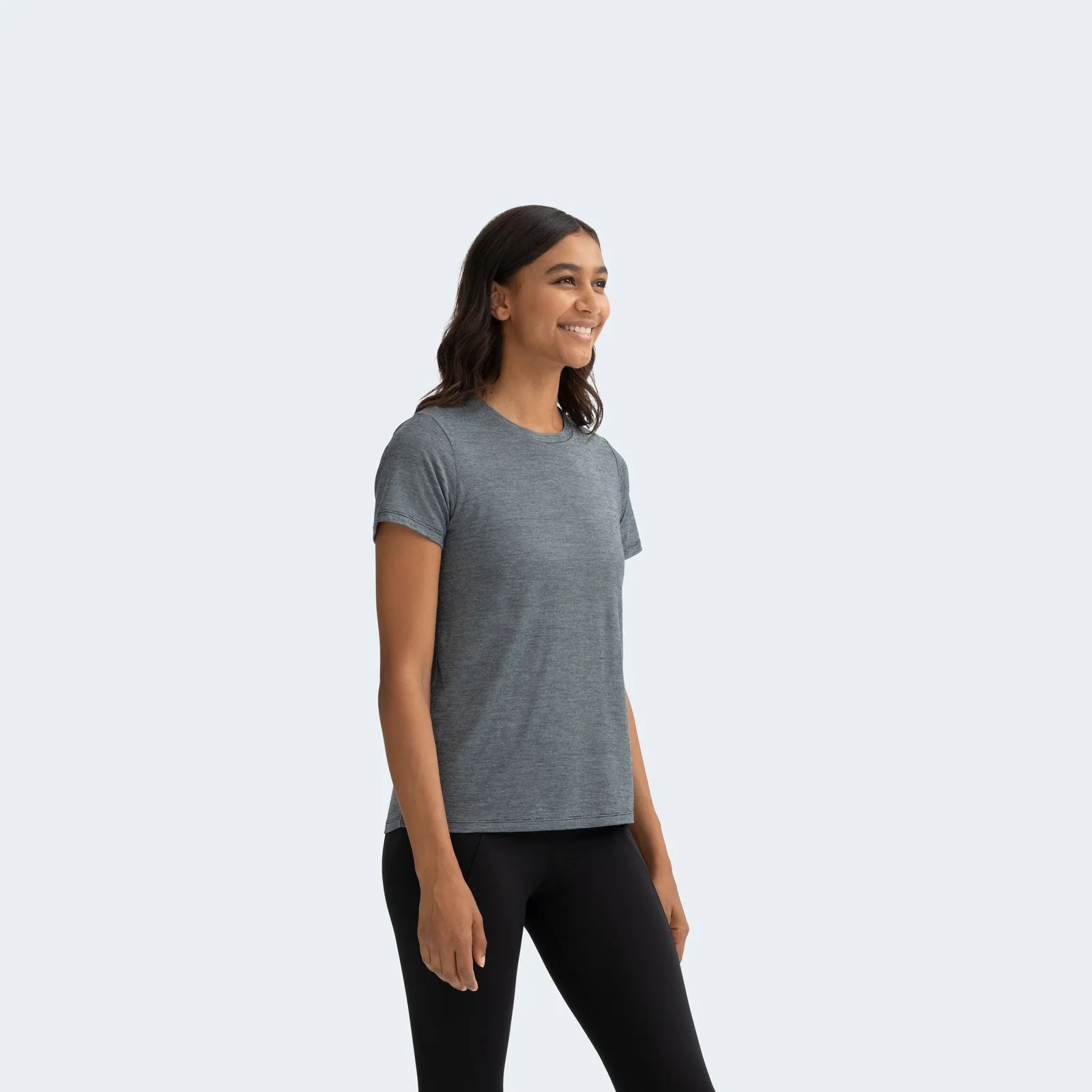 Women's Merino Wool Crew Neck T-Shirt