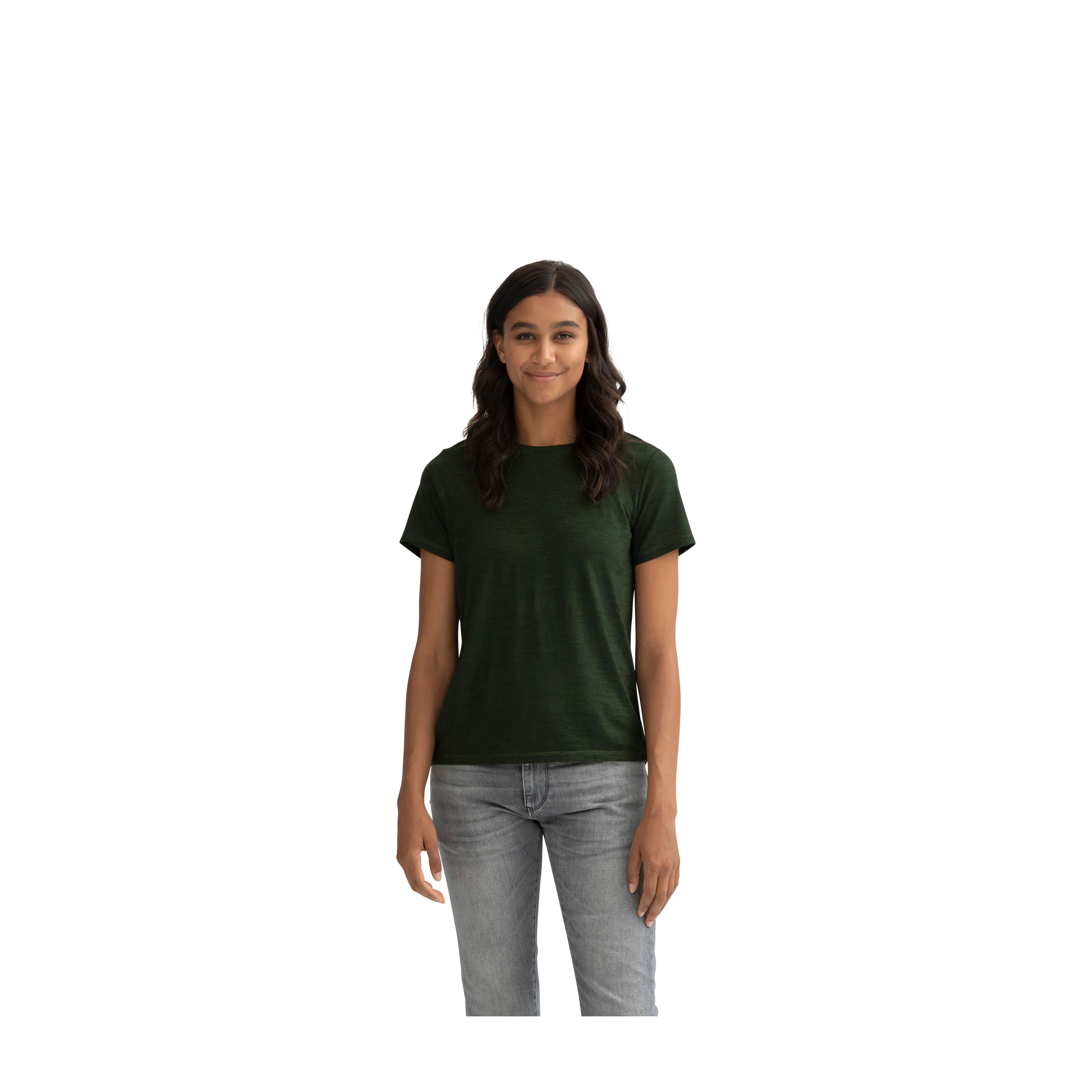 Women's Merino Wool Crew Neck T-Shirt