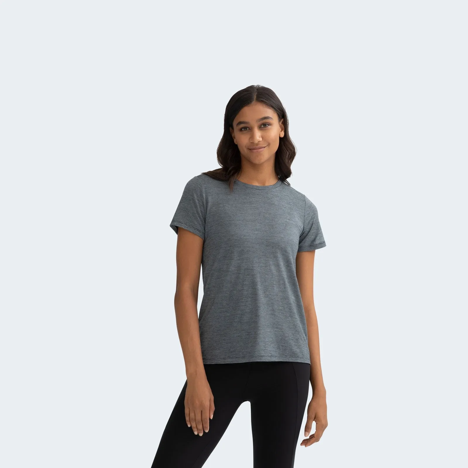 Women's Merino Wool Crew Neck T-Shirt