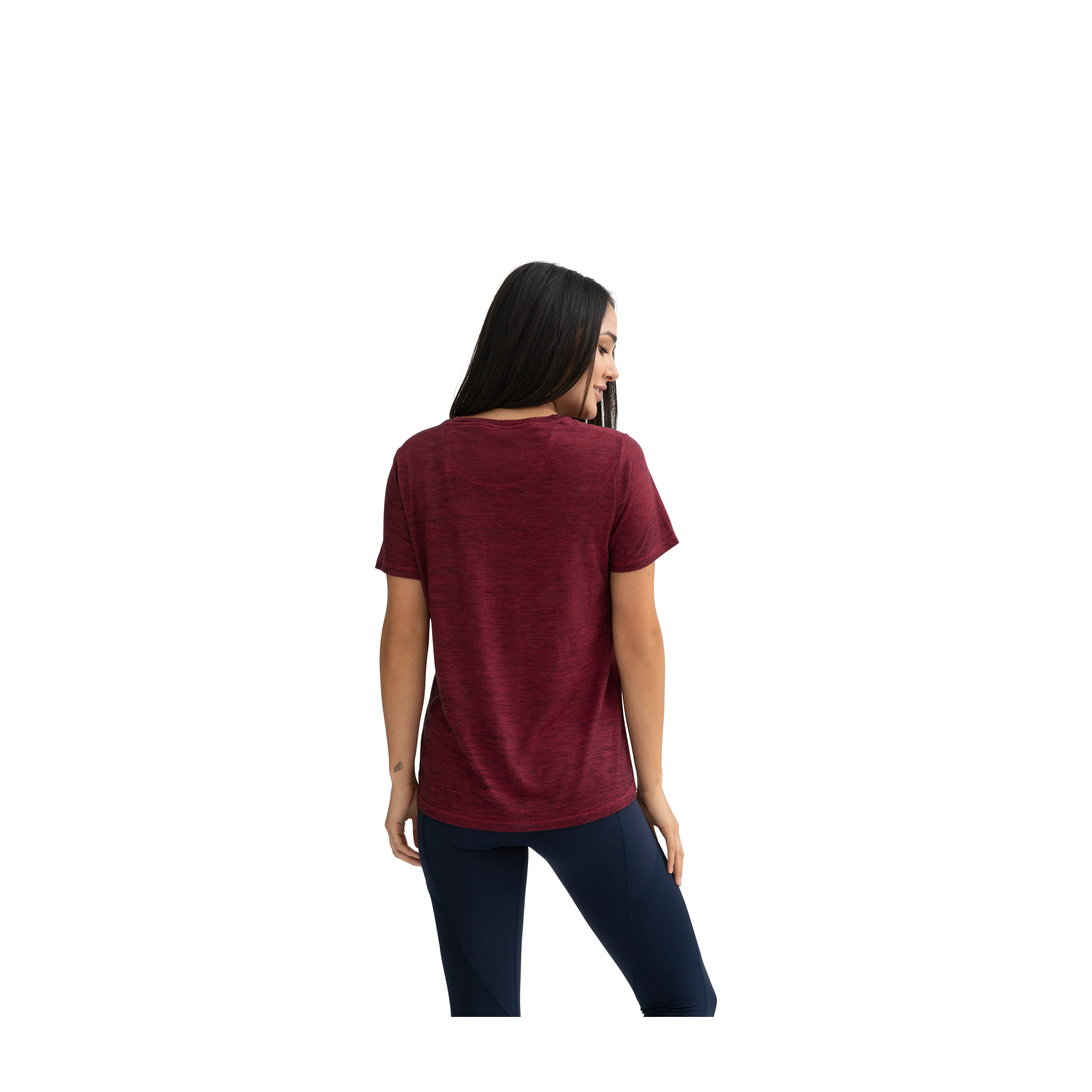 Women's Merino Wool Crew Neck T-Shirt