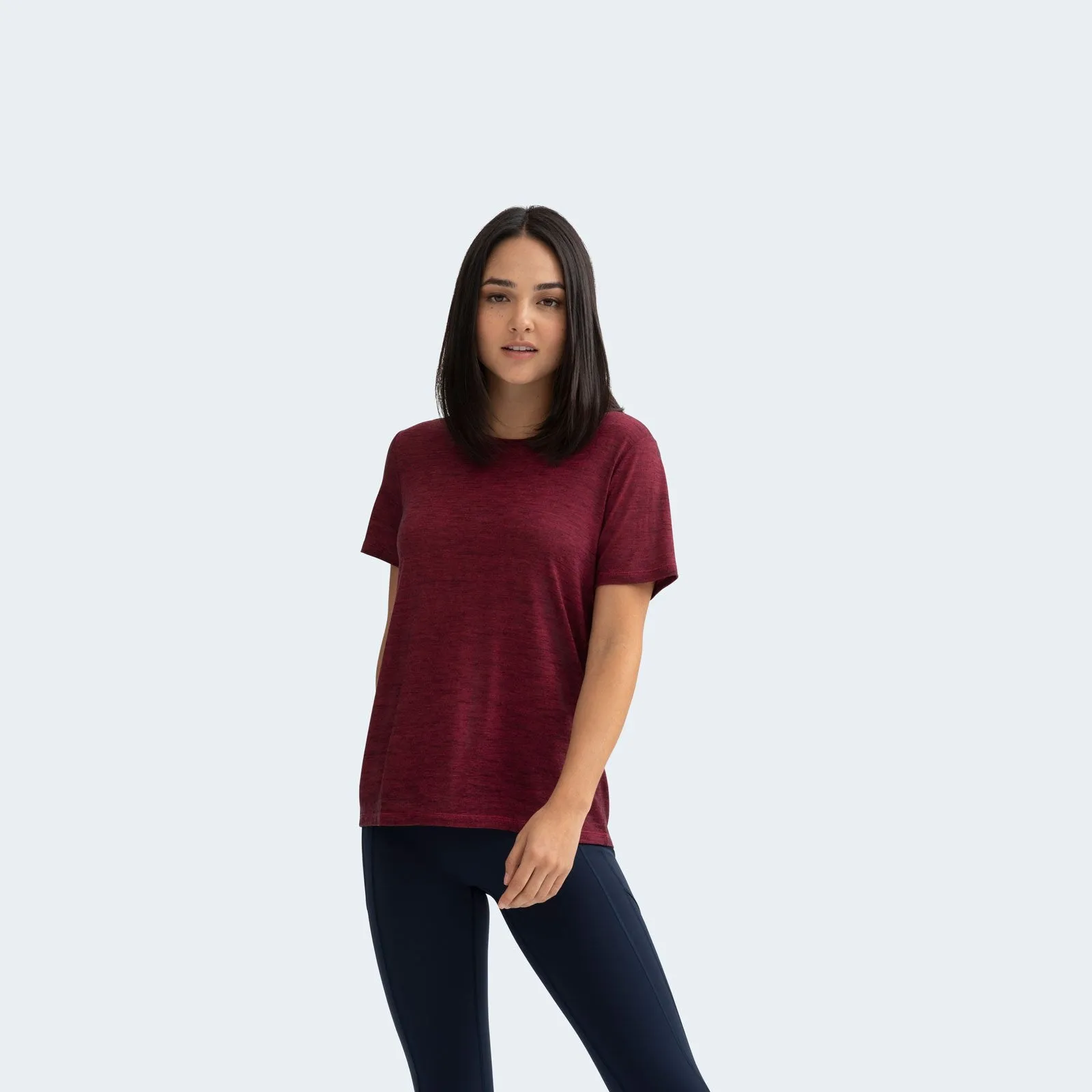 Women's Merino Wool Crew Neck T-Shirt