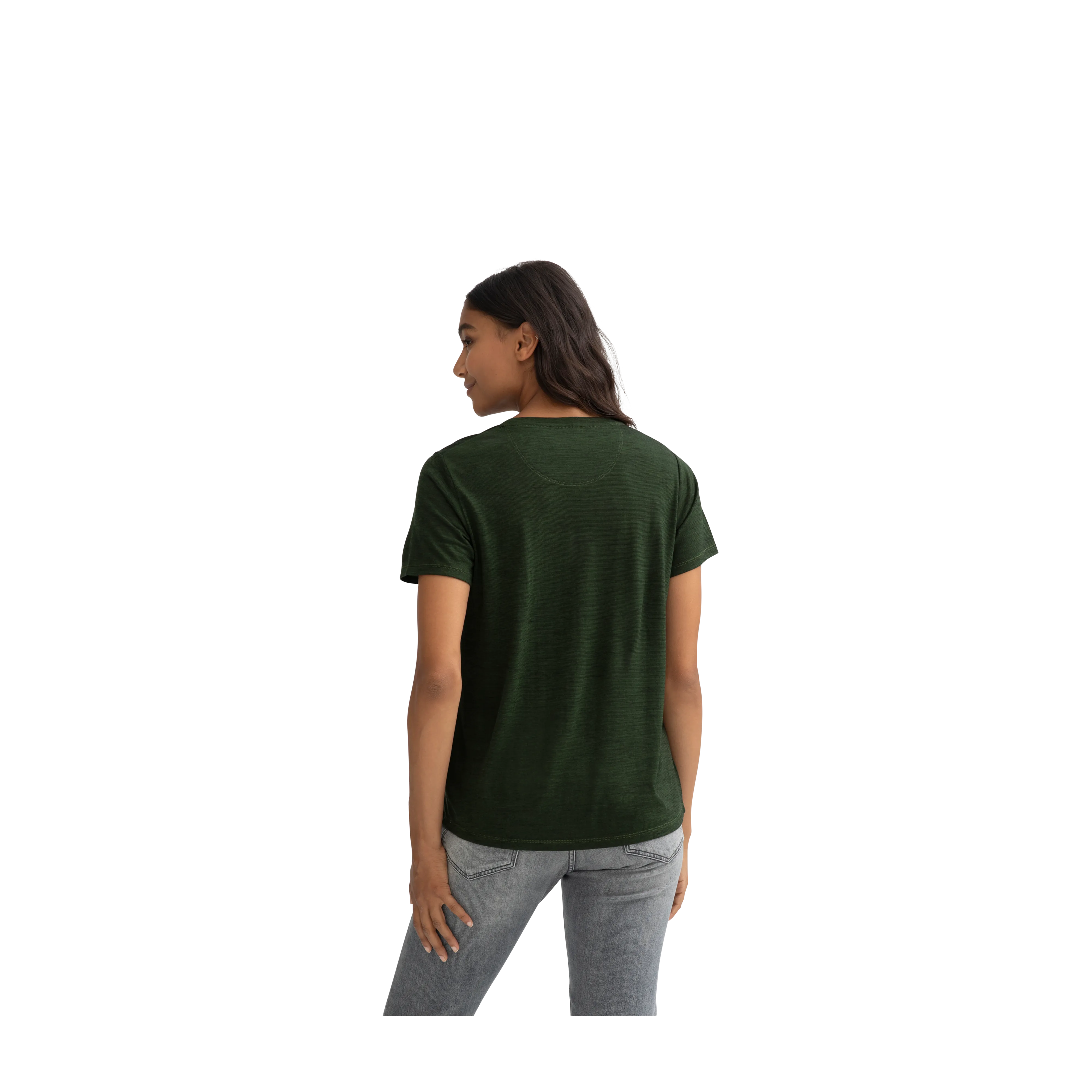 Women's Merino Wool Crew Neck T-Shirt