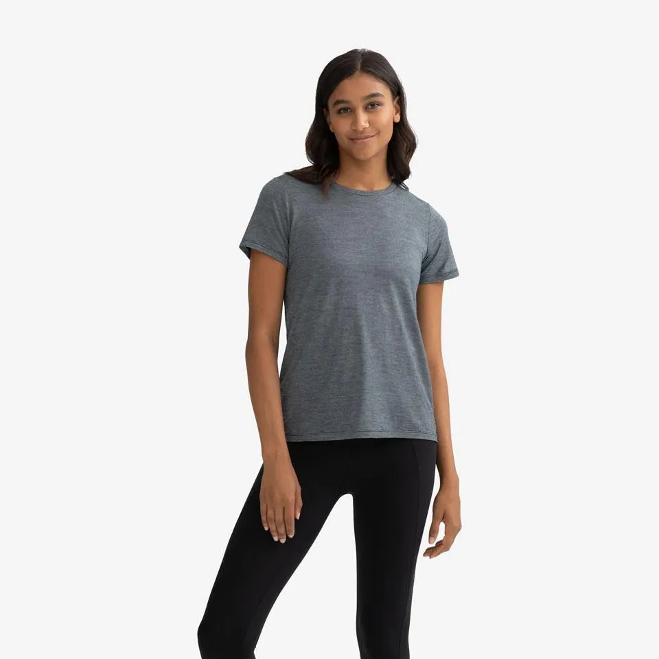 Women's Merino Wool Crew Neck T-Shirt