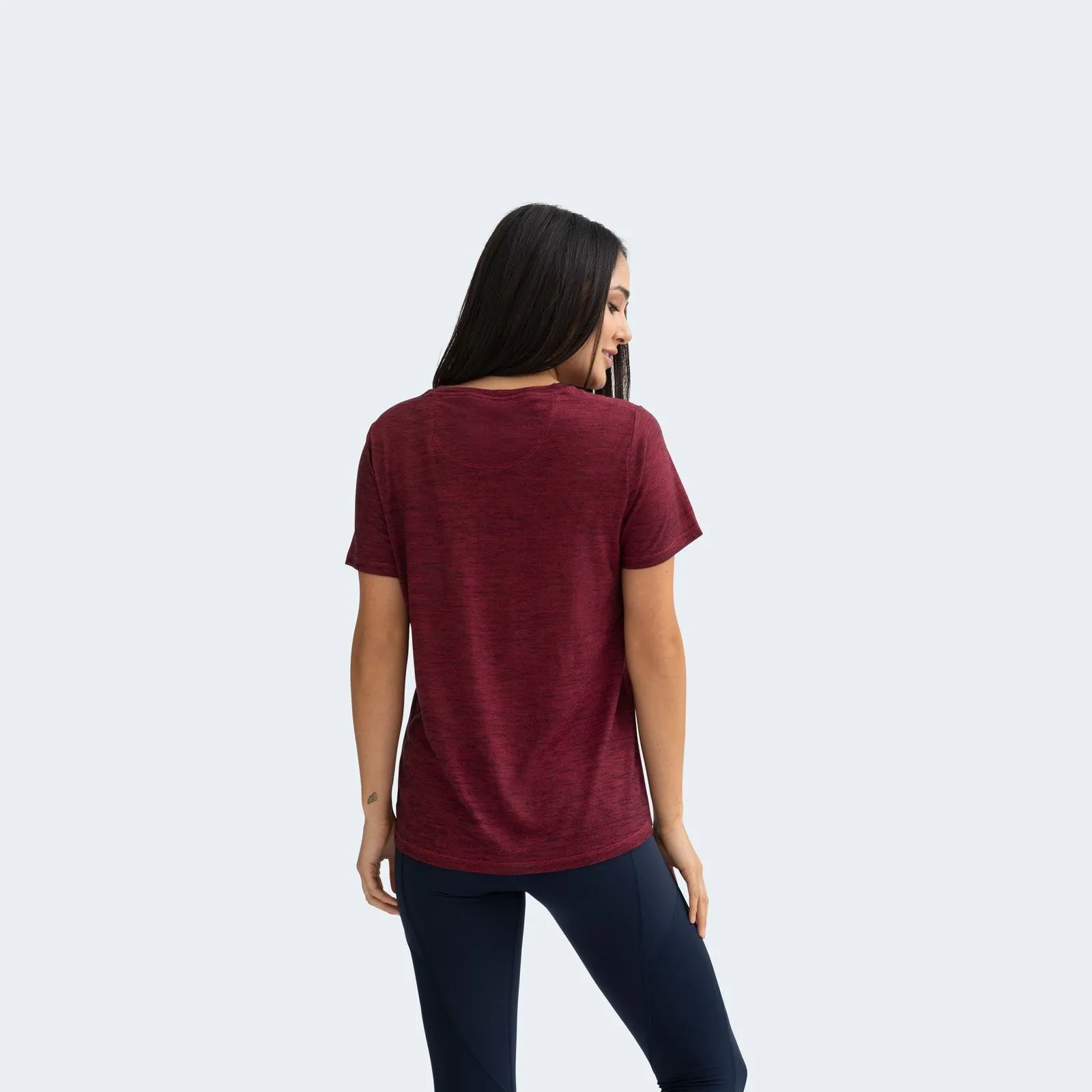 Women's Merino Wool Crew Neck T-Shirt