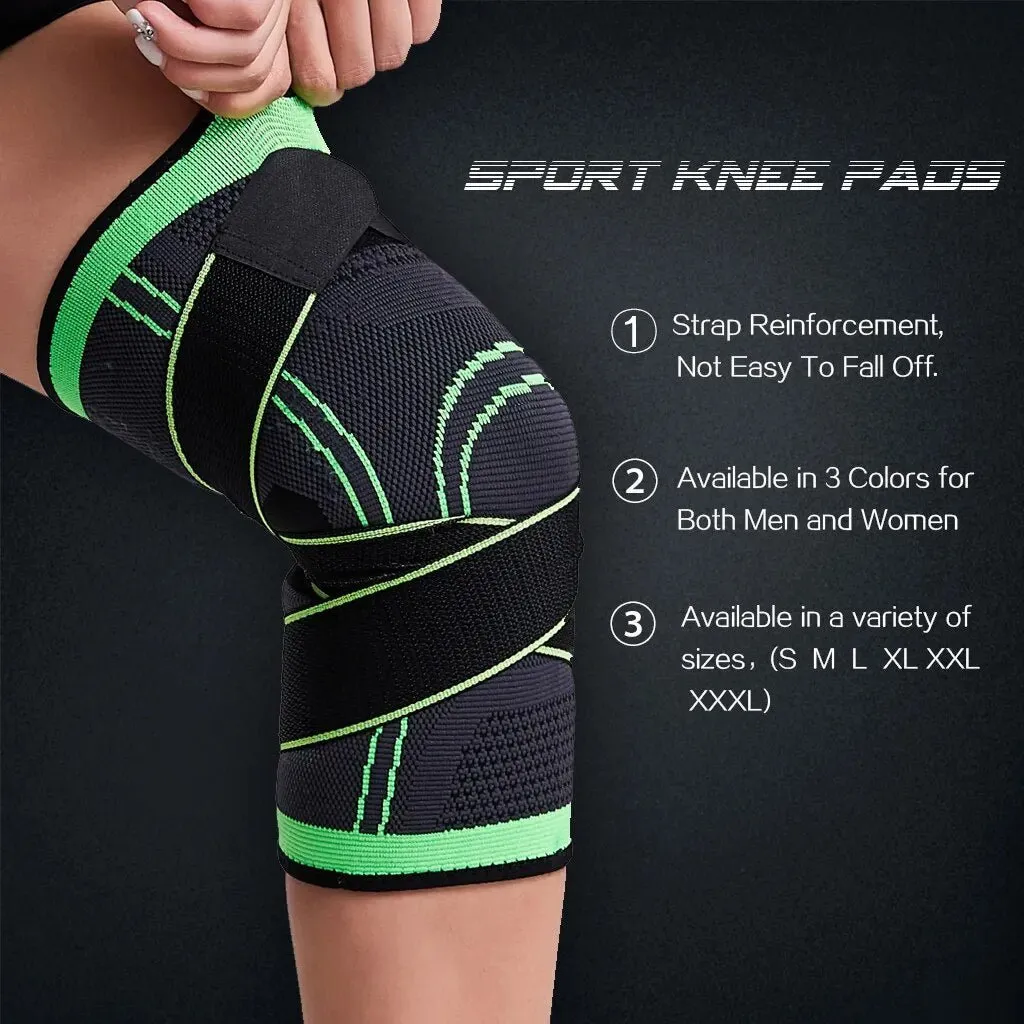 WorthWhile 1PC Sports Knee Pad - Elastic Support for Basketball & Volleyball